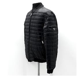 Triangle Logo Men's Lightweight Padded Jacket - Prada