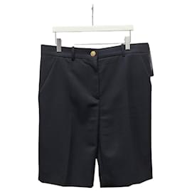 Shorts casuales LV con botones de oro negro - Louis Vuitton