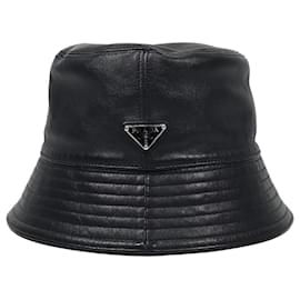 Cappello Bucket in Pelle - Prada