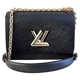 Louis Vuitton Borsa Twist MM Epi Gold Black