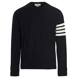 Feiner Merinowolle-Strickpullover - Thom Browne