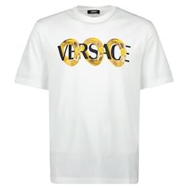 Maxi Chain Logo T-Shirt - Versace