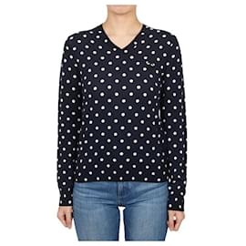 Strickware für Damen mit schwarzem Punkt-Patch - Comme Des Garcons