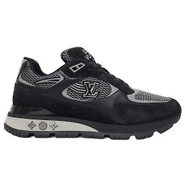 Louis Vuitton Sneakers Runaway in scamosciato e mesh nero LV