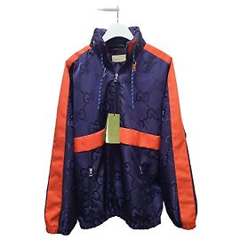 Gucci Anorak con cappuccio in nylon Jumbo GG