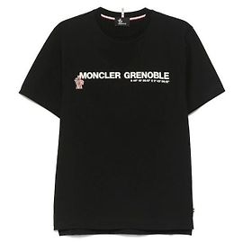 Moncler Grenoble Logo Baumwoll-T-Shirt