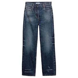 Vaqueros de denim de corte recto lavados - Prada