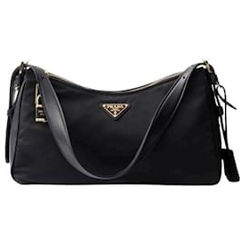 Borsa a tracolla Emme Large in Re-Nylon e pelle ODO - Prada
