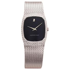 Reloj Vintage para Hombre de Oro Cobra Oro Blanco Esfera Negra Manual - Audemars Piguet