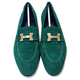 Suede Paris Loafers - Hermès