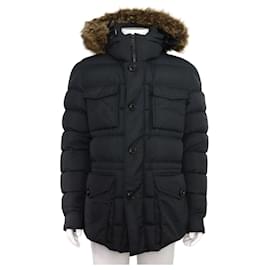 Moncler Chevreuse Black Down Hooded Jacket for Men