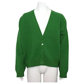 Herren-Cardigan aus Wollmischung in Grün - Loewe
