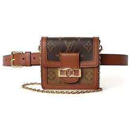 Louis Vuitton Monogram Bumbag Dolphin BB Chain Belt Bag Hip Pack