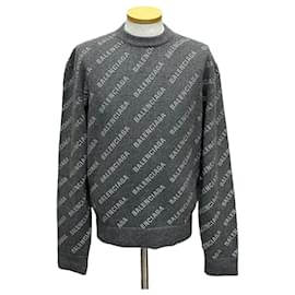 Balenciaga Strick mit Mini-Allover-Logo