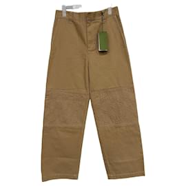 Gucci Pantaloni GG Supreme con inserto al ginocchio goffrato