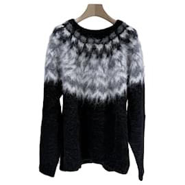 Gebürsteter Alpaka-Wollstrick (A+/XL) - Céline
