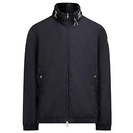 Moncler Chaqueta con capucha azul marino