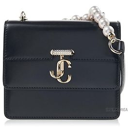 Jimmy Choo AVENUE QUAD XS RAM BLACK LIGHT GOLD