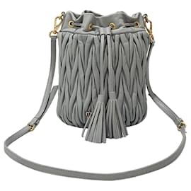 Miu Miu Borsa Bucket in Pelle Napa Materasse