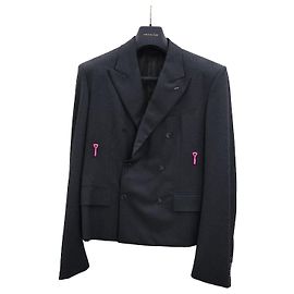 Louis Vuitton Kurzer Cashmere-Blazer mit Logo-Aufdruck