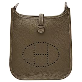 Mini Evelyne Etoupe Silver Stamp - Hermès