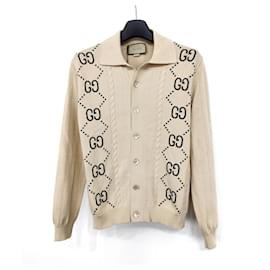 GG Strickjacke aus Baumwolle - Gucci