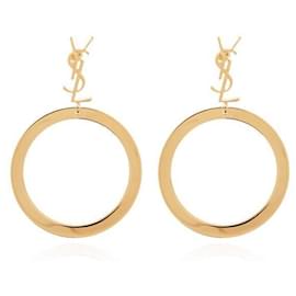 Orecchini a cerchio con pendente Cassandra - Saint Laurent