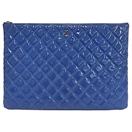 Chanel Patent Clutch Large