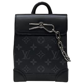 Louis Vuitton Borsa a tracolla Monogram Eclipse Nano Steamer