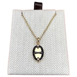 Collier Mini Maillon Shangdal Black Gold - Hermès