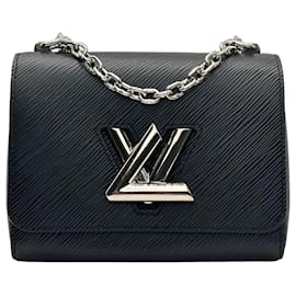 Louis Vuitton Borsa a tracolla Epi Twist PM Nero Argento