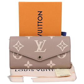 Beiges Monogramm Sarah Portemonnaie - Louis Vuitton