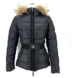 Giacca corta in piumino Moncler Angres Belt Fur