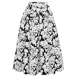 Falda midi plisada negra - Reacondicionada - Alexander Mcqueen