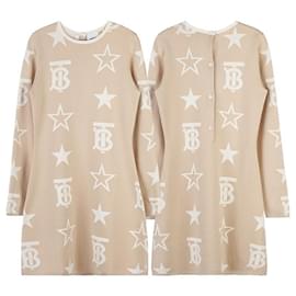 Burberry VESTITO SYLVIE Girls TB Star Miscela di cotone Jacquard (Può essere indossato da adulti)