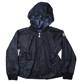 Moncler Giacca a vento con cappuccio blu notte per bambini (anni)