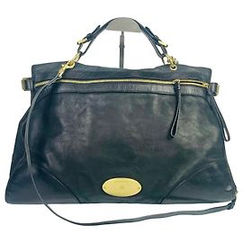 Mulberry Borsa oversize strutturata in pelle nera