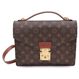Louis Vuitton Borsa Tote e Borsa a Spalla Montsouris in Canvas Monogram