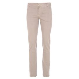 Kiton Pantaloni in denim con toppe in pelle