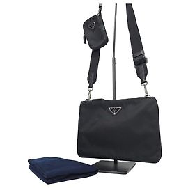 Prada Bolso bandolera Re Nylon con bolsillo