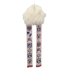 Seidenschal mit Louis Fuchsfell White Into - Louis Vuitton