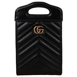 Gucci Mini borsa a tracolla con catena Matelassé Black