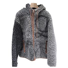 Loewe Anagram Logo Woll-Kapuzenpullover Fleecejacke