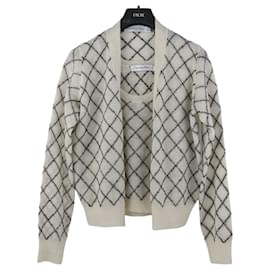 Completo in maglia misto mohair e alpaca a quadri Taglia - Dior