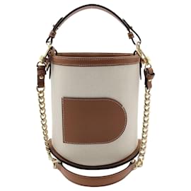 Mini Bucket Bag in tela PIN Pang Pin con tracolla - Nuovo - Delvaux
