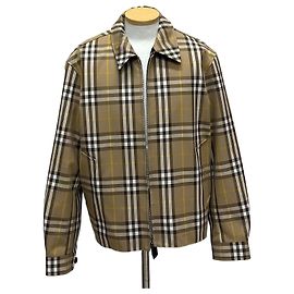 Burberry Reversibler Harrington-Mantel aus Baumwolle mit Karomuster