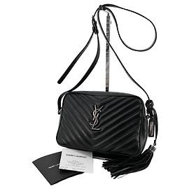 Saint Laurent Borsa a tracolla Lou Camera Bag con nappa
