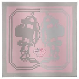 Hermès Fazzoletto da Taschino Breed Gala Pixel
