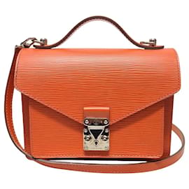 Louis Vuitton Borsa Epi Montsouris Arancione