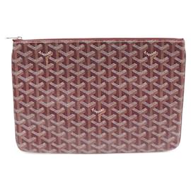 Clutch Senat MM in tela Goyardine bordeaux